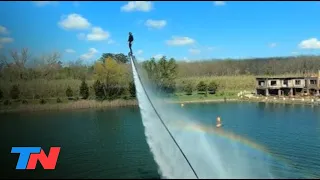 Flyboard, el deporte extremo que es tendencia en el verano