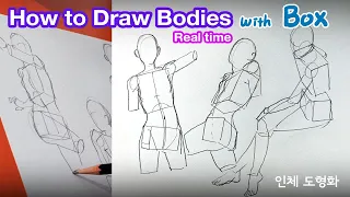 How to draw bodies with boxes (+Simplify Anatomy)