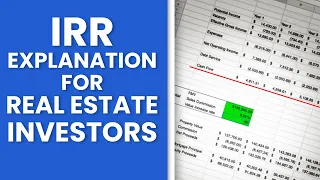 IRR Example and Explanation for Real Estate Investors