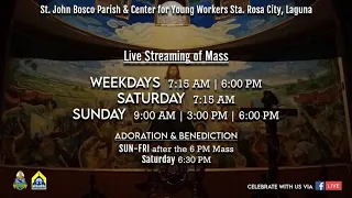 April 26, 2020 6PM Sunday Mass for the 3nd Week of Easter (Fr.Ting Miciano, SDB)