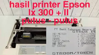 tutorial mengganti kabel flexible printer epson lx 300 + II