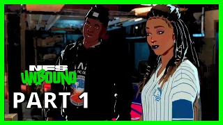 Need For Speed Unbound Walkthrough Gameplay - Part 1 - A NEWBIE TO RACING IS BORN (PS5)