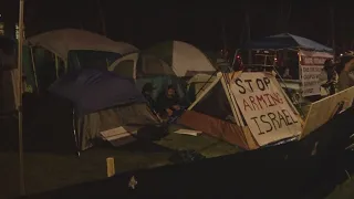 UCSD students establish encampment, USD students lead Gaza memorial