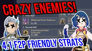 4.1 Abyss 12 is CRAZY! Best 4★ Teams & Speedrun! Genshin Impact