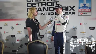 DCTV Host MJ McSwing Chats With Dual Race #Detroit Winner Indy Lights Driver Kyle Kirkwood