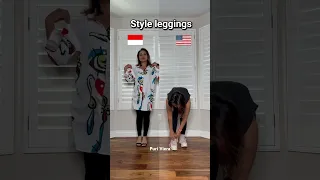 Leggings style Amerika vs Indonesia