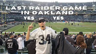 Last Oakland Coliseum Raider Game Experience From the Past to the Last