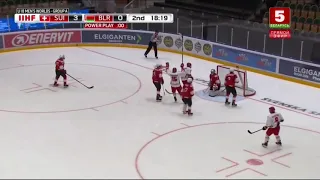 Switzerland U18 - Belarus U18 - 5:4 OT. 22.04.2019