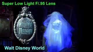 Haunted Mansion Super Low Light On Ride POV Walt Disney World with Preshow and Queue