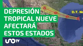 Se forma depresión tropical Nueve: pegará como tormenta tropical Harold en Tamaulipas