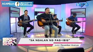 December Avenue performs "Sa Ngalan Ng Pag-ibig" Live on Letters and Music (acapella version)