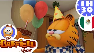 🍝 ¡Garfield contra las Lasañas del Espacio!👽 Compilación de episodios de Garfield