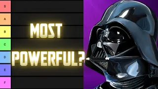 Star Wars Character Tier List | POWER LEVELS