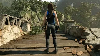 Shadow of the Tomb Raider - Tactical Adventurer (Black) Outfit - Open World Free Roam Gameplay HD