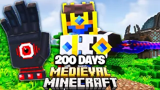 I Survived 200 Days In Medieval Minecraft [FULL MOVIE]