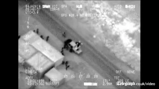 Footage released of Iraqi air strike on al Qaeda hideout