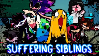 SUFFERING SIBLINGS but Every Turn a Different Character Sings 🎶⚡ (FNF Pibby Apocalypse)