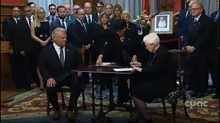Ontario accession ceremony for King Charles III at Queen’s Park – September 12, 2022