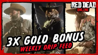 BIG GOLD BONUS - Red Dead Online Weekly Drip FEED