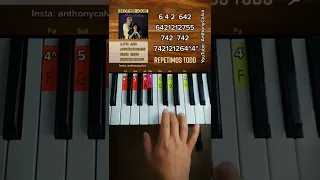Brother Louie - Modern Talking  (PIANO TUTORIAL) EASY Piano Fácil Con Números