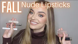 Favorite Fall Nude Lipsticks 2021