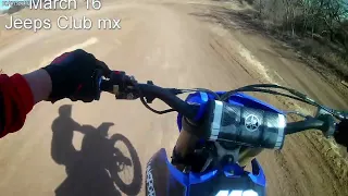 Riding at Jeeps MC Club, SX and MX track