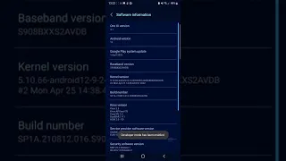 how to enable usb debugging Samsung s22 ultra android 12