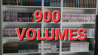 My 900 volume Manga Collection