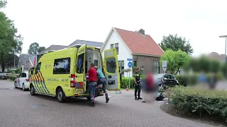 Fietsster gewond na aanrijding in Erica