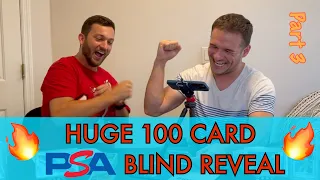 MASSIVE 100 Card PSA Blind Reveal #12! Part 3 - Modern Football and Baseball!