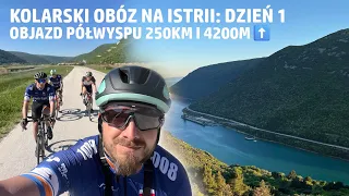 Kolarski obóz na Istrii : Dzień 1 objazd półwyspu 250km i 4200m