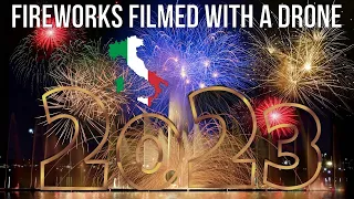 Fireworks filmed with a drone DJI 4K | Фейерверк , салют , снятый с помощью дрона 2023