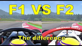 F1 VS F2 The Lap Time Difference! F1 2020