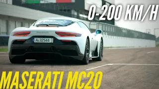 Maserati MC20 : launch control 0-200 km/h