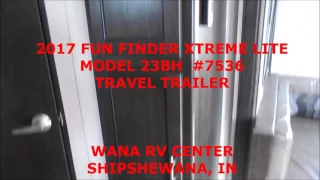 2017 FUN FINDER XTREME LITE 23BH 7536 TRAVEL TRAILER