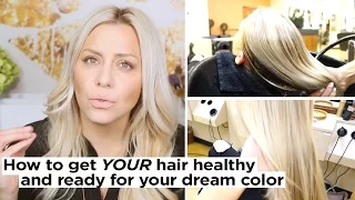 How to get YOUR hair Healthy, and ready for your Dream Color