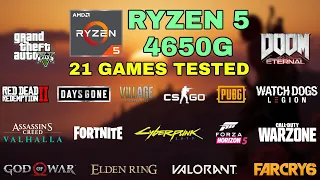 Ryzen 5 4650G (Vega 7) - 21 Games Tested in 2022