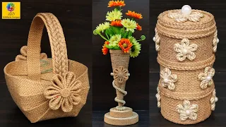 Best Jute craft decoration design collection | Home decorating ideas handmade