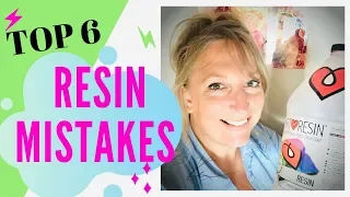 Top 6 Resin Epoxy Mistakes for Beginners