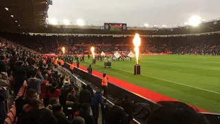 Southampton 2-1 Everton FC, Players entrance with Premier League Music