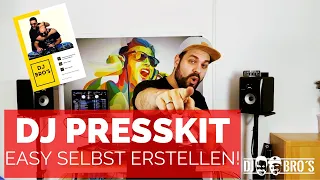 DJ PRESSKIT in wenigen Schritten easy selbst erstellen!