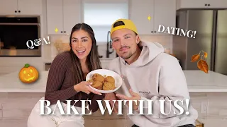 Fall Bake With Us: Get To Know My Fiancé, Dating vs Engaged, Wedding Thoughts, & More!