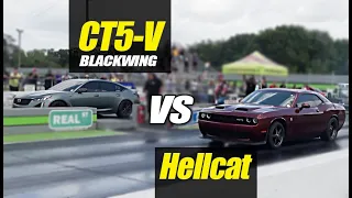 CT5-V Blackwing VS Hellcat