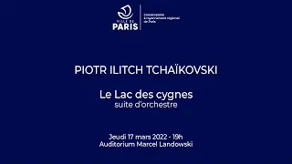 PIOTR ILITCH TCHAÏKOVSKI, Le Lac des cygnes, suite d’orchestre