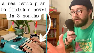 how I plan to finish a book in 3 months | ✒️Writing Vlog🖋️