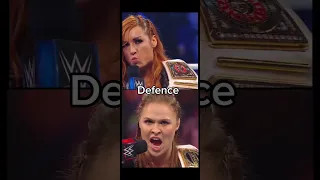 WWE Becky Lynch Vs Ronda Rousey Debate #shorts