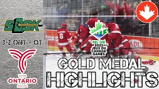 Team Ontario vs Team Saskatchewan | 2023 Canada Games Gold Medal Game