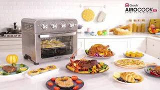 23L Smart Air Fryer Oven | Geek Chef Airocook Iris | 360° Hot Air Fryer Oven