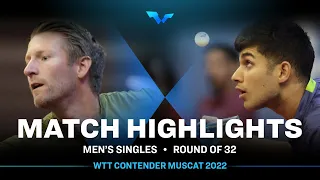 Ruwen Filus vs Kanak Jha | MS | WTT Contender Muscat 2022 (R32)