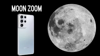 Samsung Galaxy S21 Ultra 100x MOON ZOOM TEST - 100X ZOOM IS CRAZY